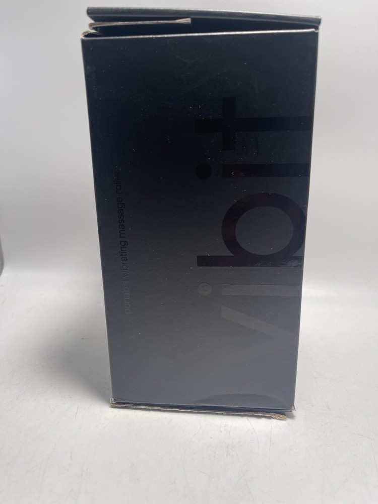 Vibit ROLL Portable Vibrating Massage Roller Black - Open Box - Unused