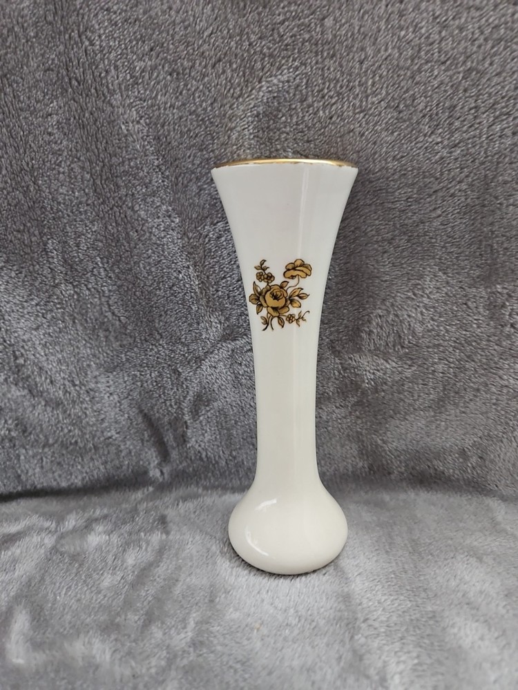 VINTAGE Mini Ceramic FLOWER VASE 5.5” Tall