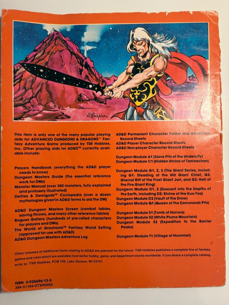 AD&D Dungeon Module S2 White Plume Mountain