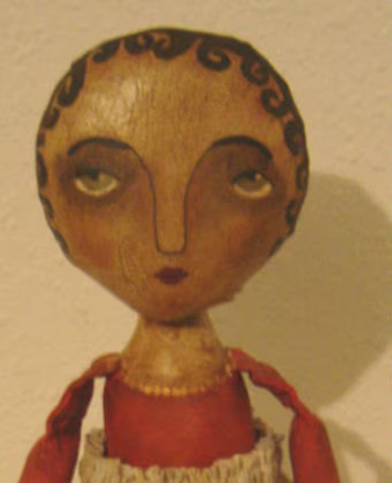 Cloth Doll PATTERN, Primitive Art Doll Pattern, Folk Art Doll