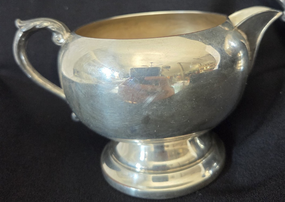 Guildcraft Silversmiths Creamer & Open Sugar