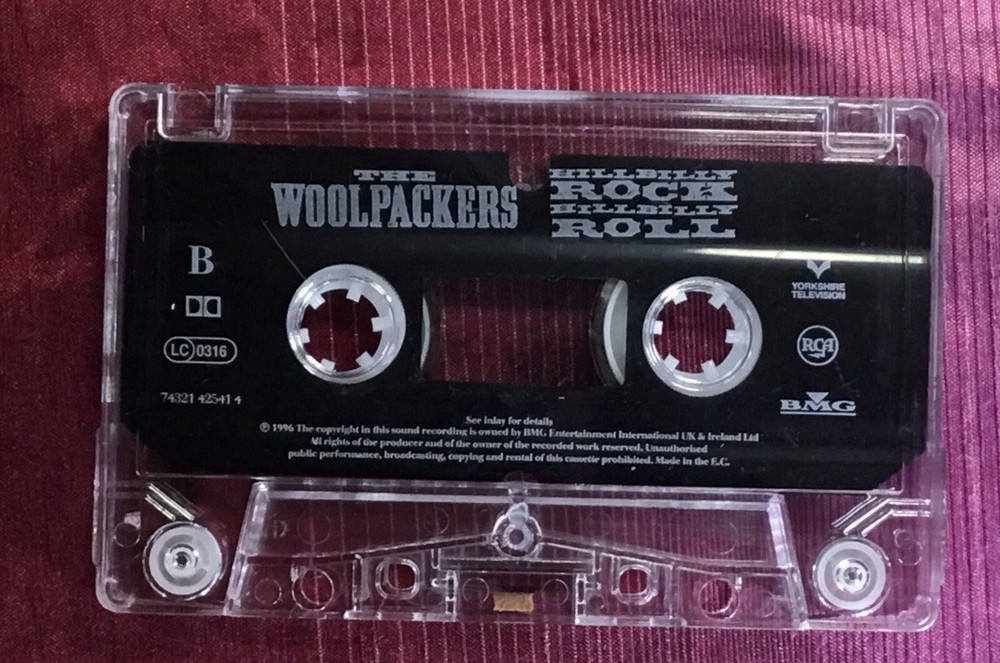 THE WOOLPACKERS - HILLBILLY ROCK HILLBILLY ROLL - CASSETTE SINGLE