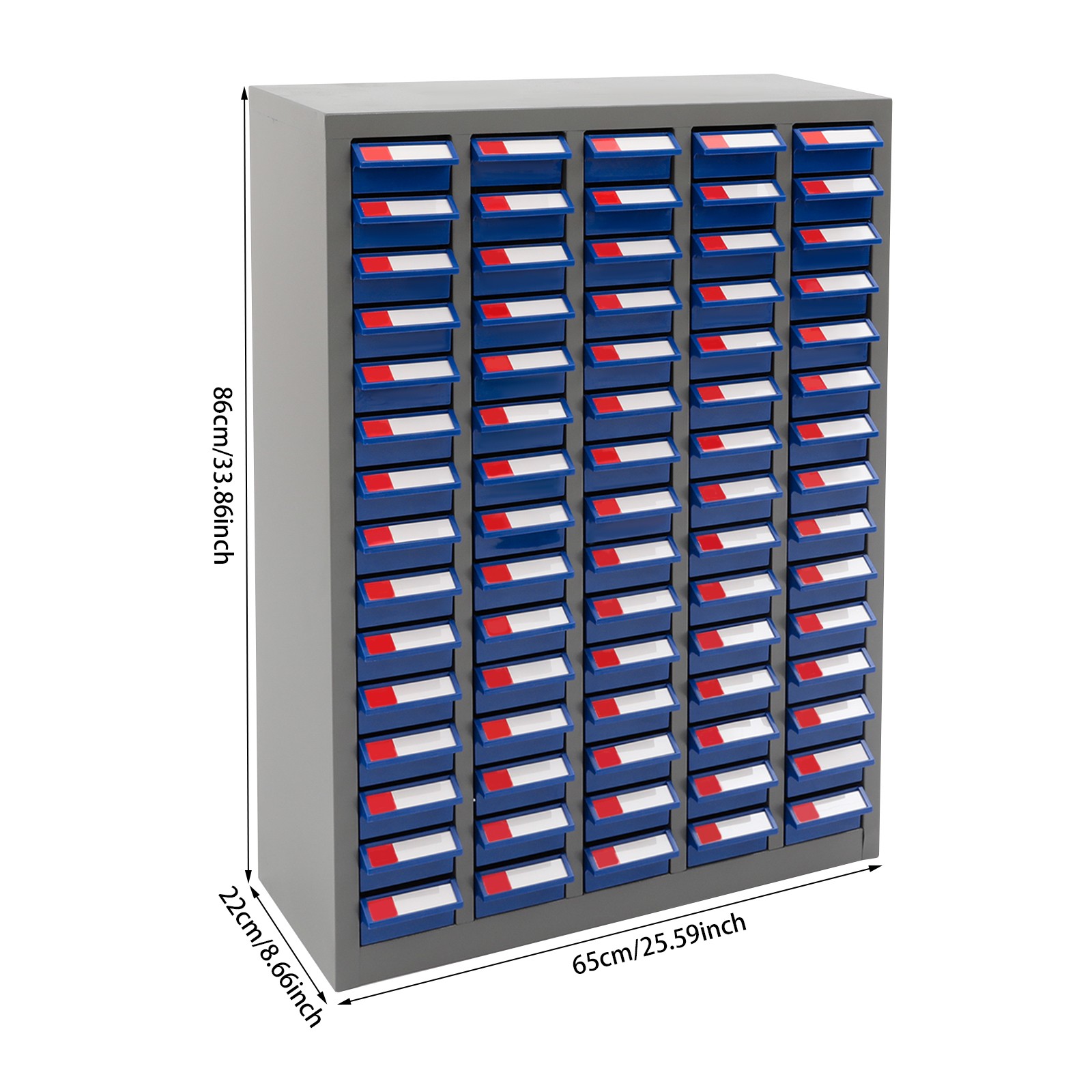 75 Drawers Parts Cabinet Small Steel Nut Tool Storage Cabinet Parts without Door