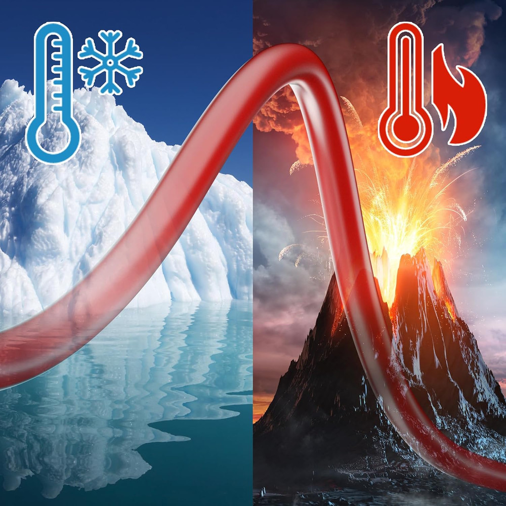 5 Pack Electrical Dual Lead Test Hook Clips Silicone Test Cables for Electronics