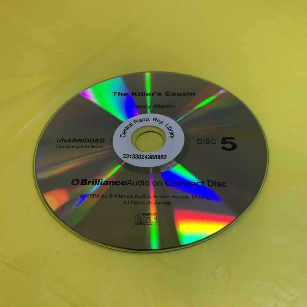 THE KILLER'S COUSIN BY NANCY WERLIN AUDIOBOOK LIBRARY EDITION