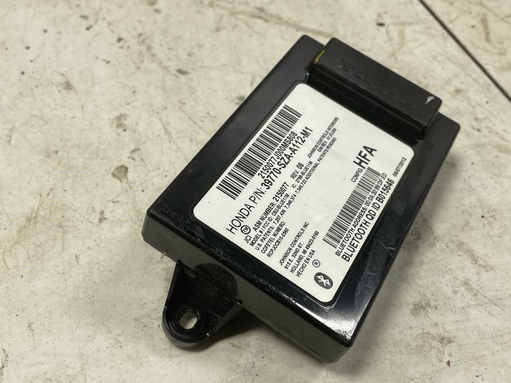 2012 HONDA PILOT EX-L COMMUNICATION BLUETOOTH CONTROL MODULE OEM+