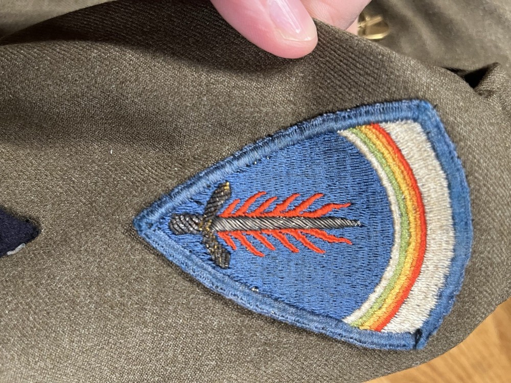 WWII 100th Infantry Division Named Ike Jackets Theater Made Patch