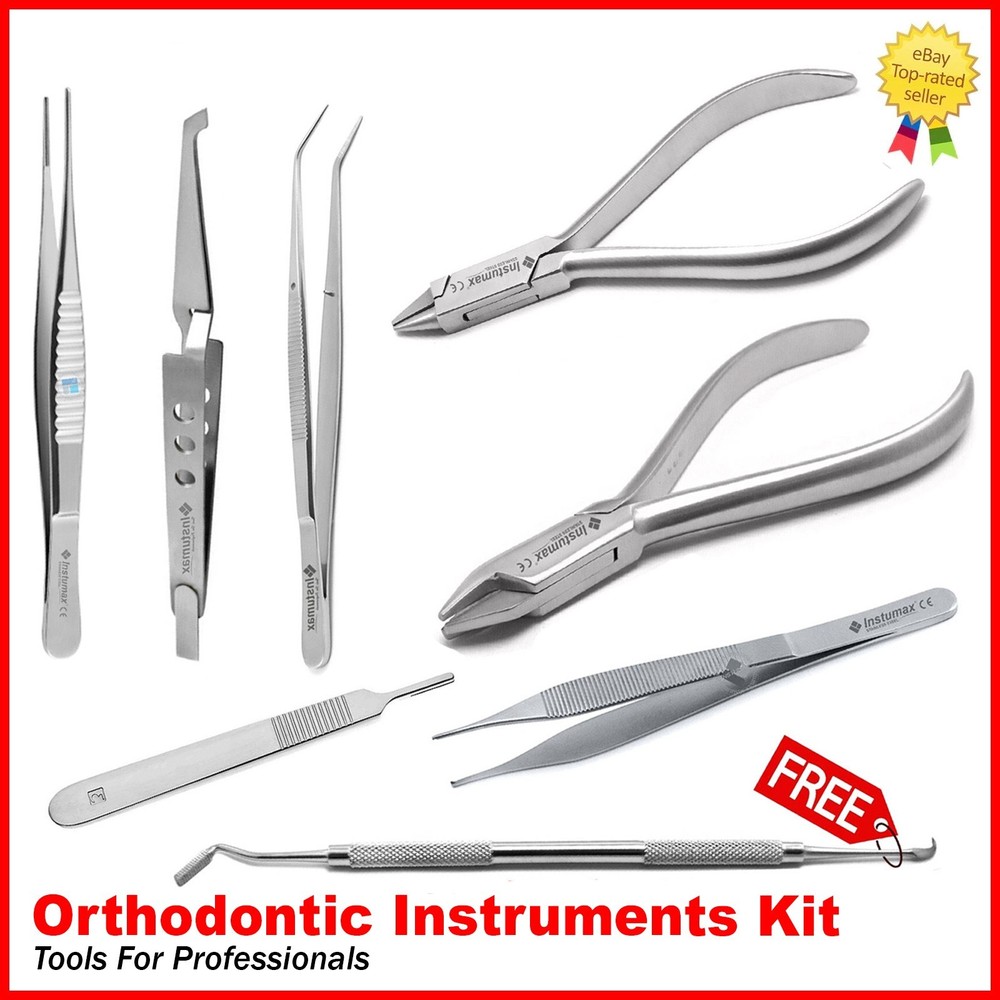 Dental Bracket Ligature Orthodontic Tooth Braces Instruments Adjusting Tools