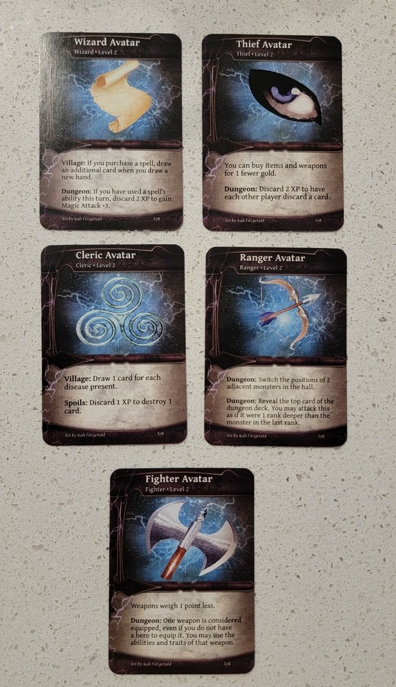 Thunderstone:  Avatar Expansion cards