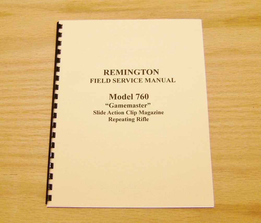 Remington Model 760 Field Service Manual Gunsmith - #15