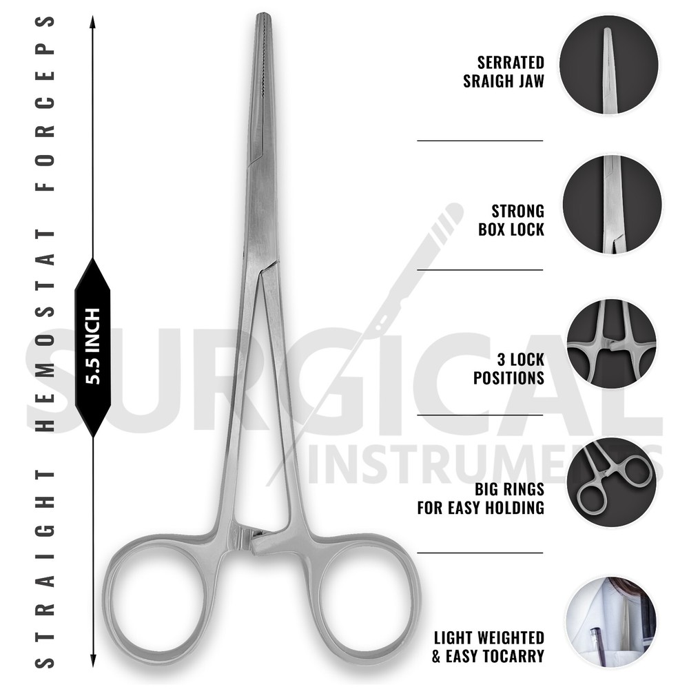 4 Pcs First Aid Paramedic Tools Set Kit For Nurses Surgical Instruments ( Red )