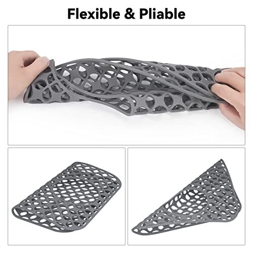 2x Alfombrilla de silicona para fregadero Protector de drenaje de cocina