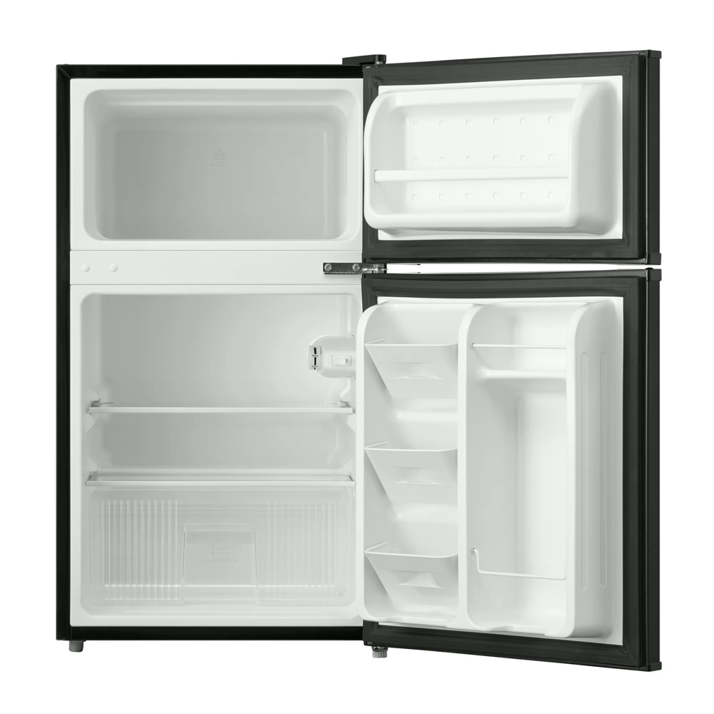 Arctic King 3.2 Cu ft Two Door Mini Fridge with Freezer, E-Star