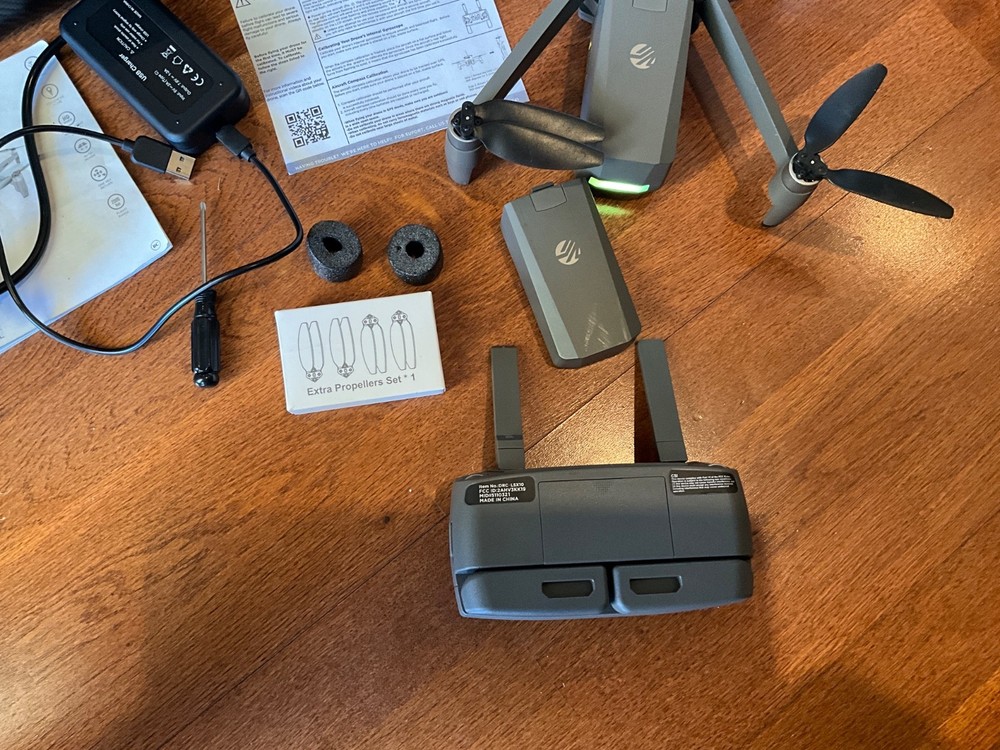 Phoenix Drone GPS Foldable Video 36 Minutes DRC-LSX10 Kit Good Condition