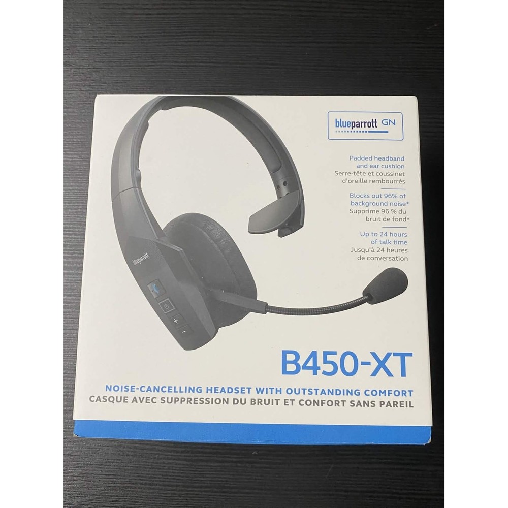Blue Parrot B450-XT 204270 Bluetooth Wireless Trucker Headset (Sealed)