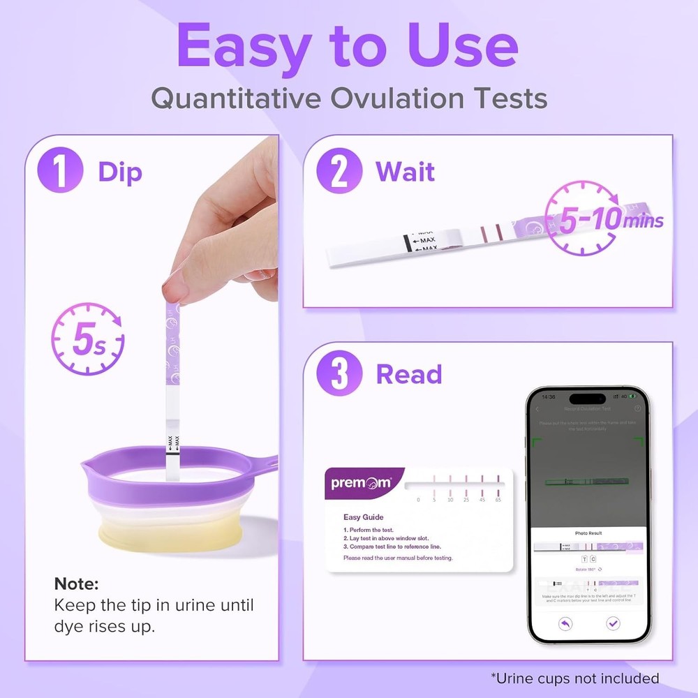 Quantitative Ovulation Predictor Kit - 40 LH + 10 HCG Tests