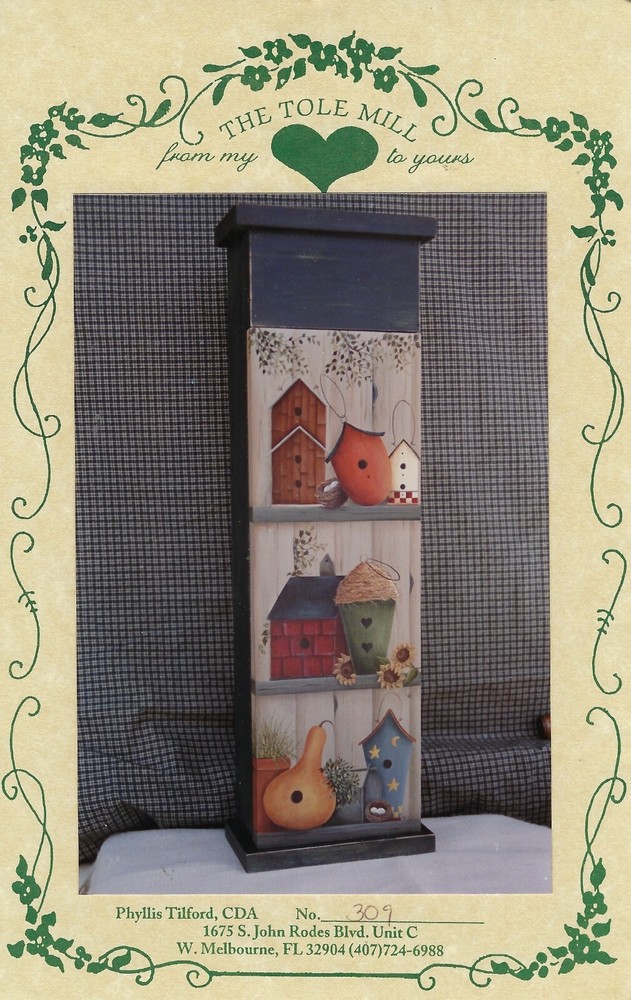 Spring Cleanup Cabinet Phillis Tilford Decorative Painting Pattern Packet