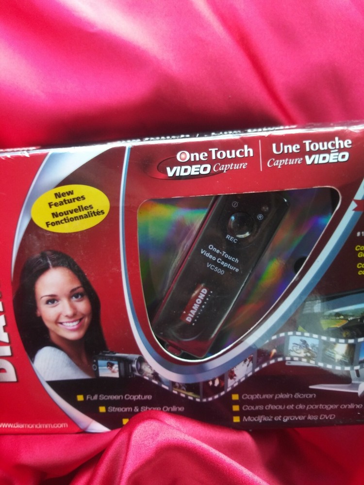 Diamond VC500 USB 2.0 One Touch Video Capture Convert Burn Device New