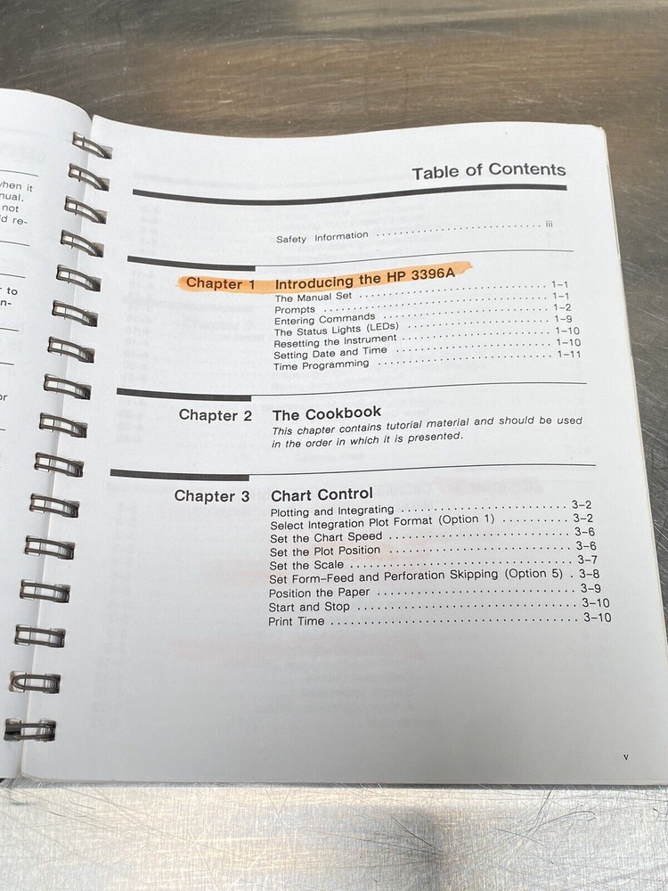 Hewlett Packard HP 3396A Integrator -Users Guide / Instruction Manual