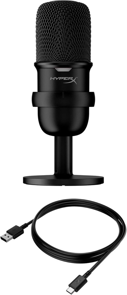 Hyperx Solocast – USB Condenser Gaming Microphone, Black
