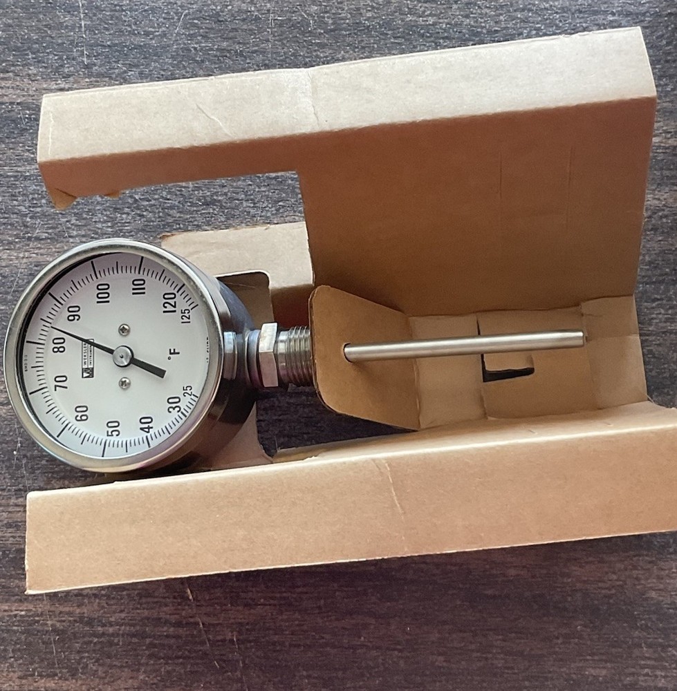 Weksler 3504 3” Dial 4” Stem Thermometer - NIB
