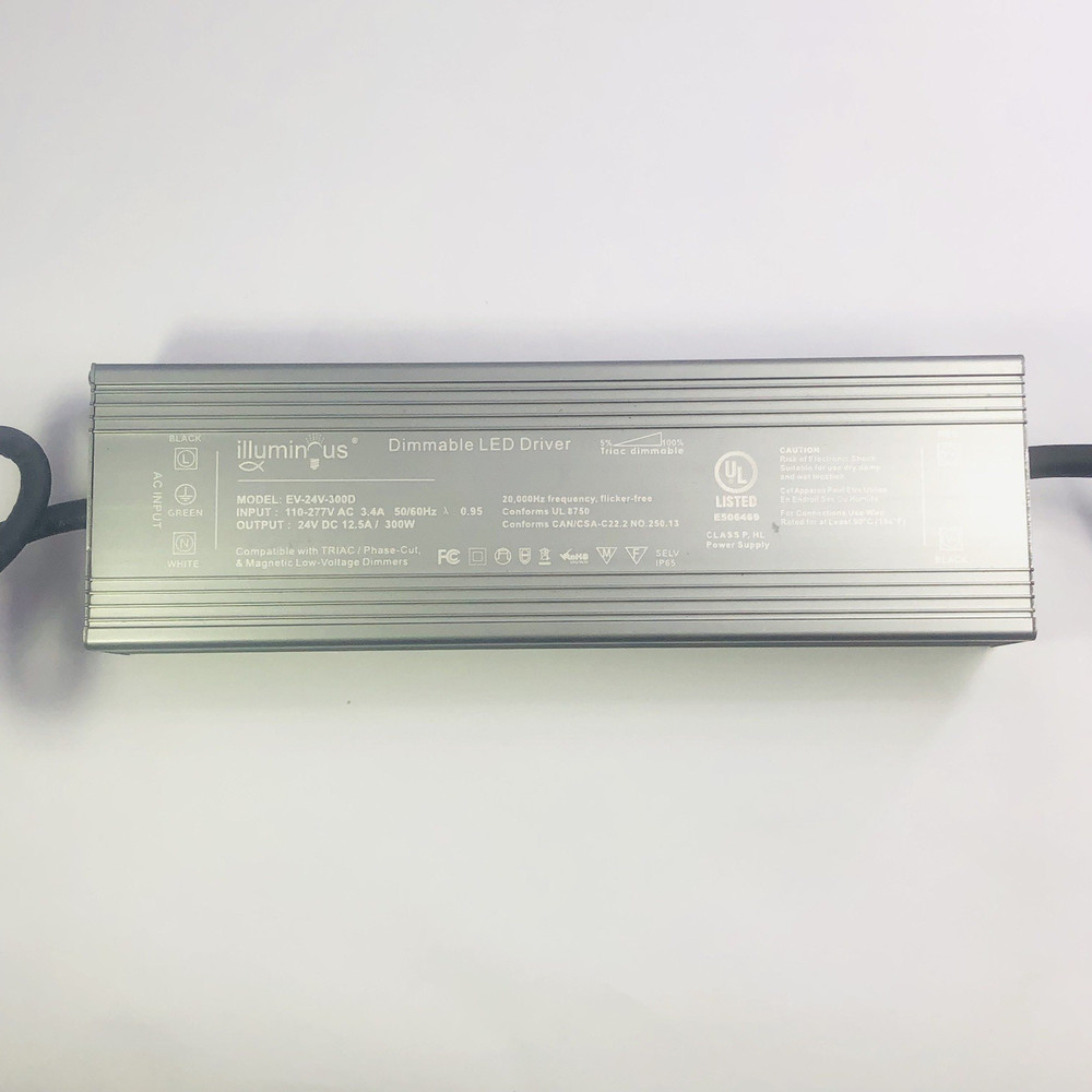 ILLUMINUS DIMMABLE LED DRIVER EV-24V-300D