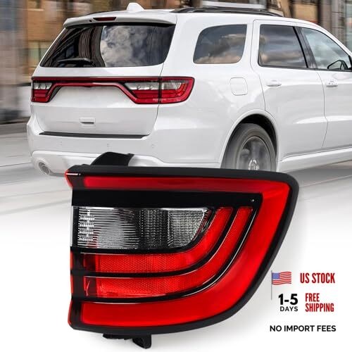 Red RH Outer Tail Lights for Dodge Durango 2014-2020
