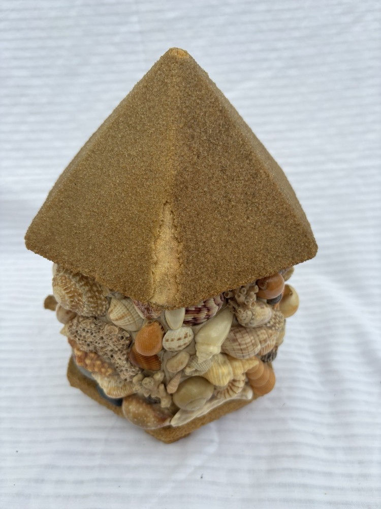 Handmade Sea Shell Bird House Handcrafted By Don Rawson -2003