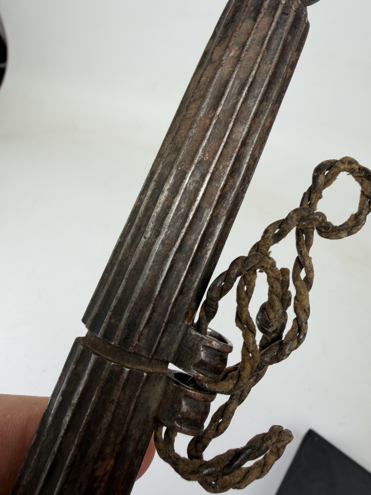 Finely Chased Iron Pen Case Scabbard Holder Tibet Tibetan 17-18TH Century