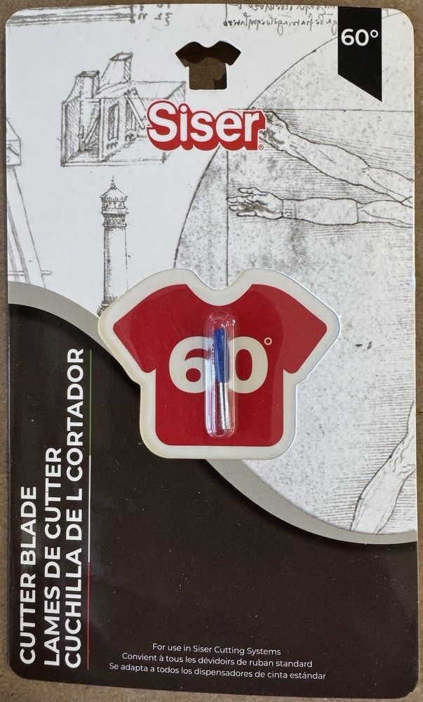 Siser 60 Degree Precision Cutting Blades Compatible with Siser Cutting Systems
