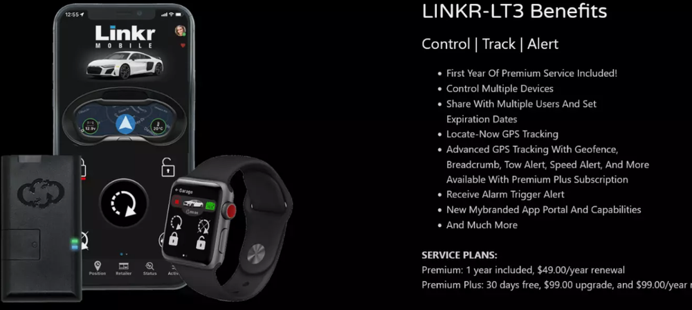 Excalibur MYCAR Carlink LINKR-LT3 MOBILE Smartphone Upgrade (iPhone & Android)