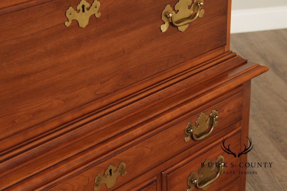Henkel Harris Queen Anne Style Cherry Highboy