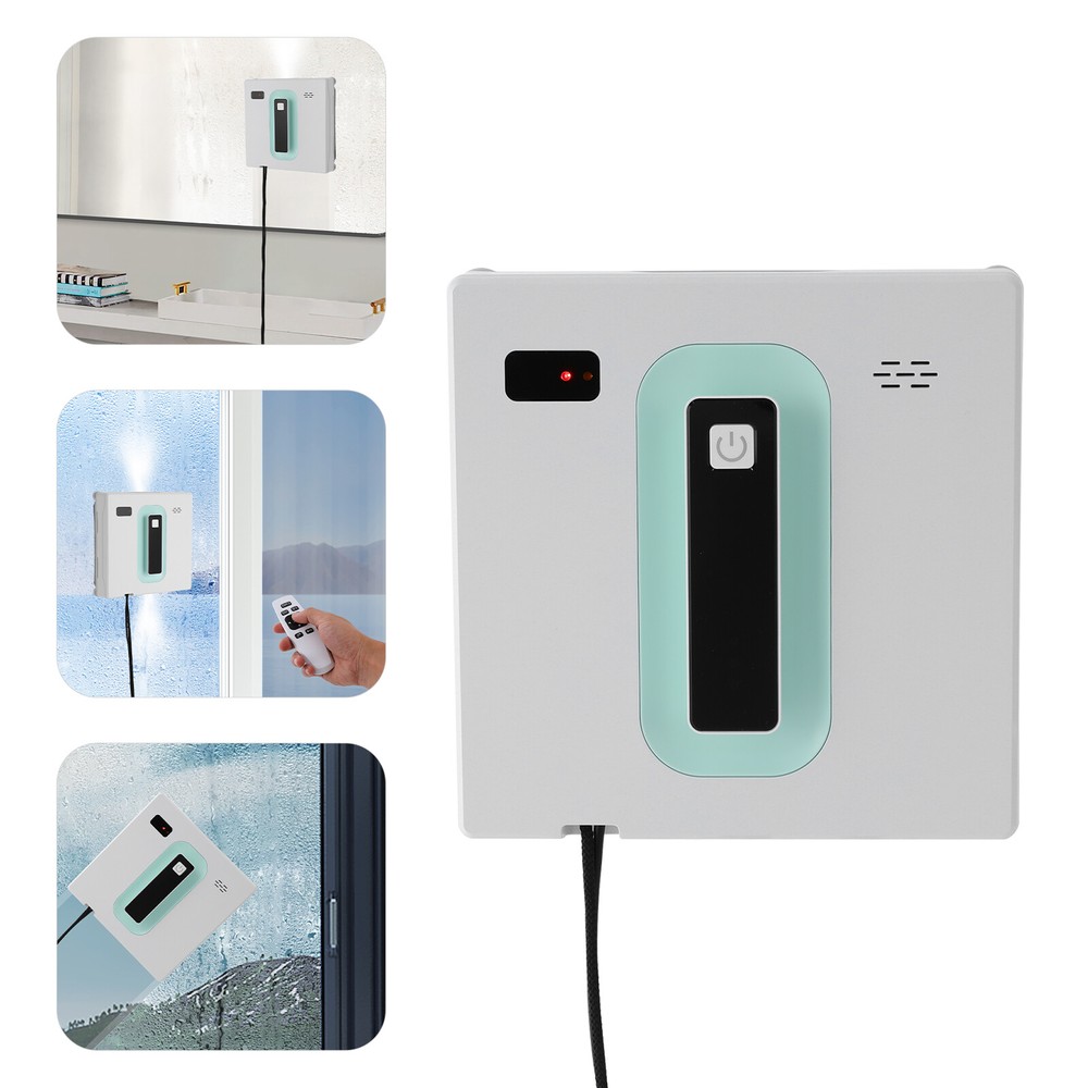 Cleaner Robot Automatic Window Vacuum Cleaner with 4*Cleaning Cloths Remote/APP