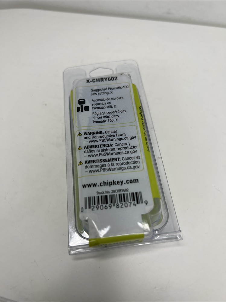 Programmable ChipKey Chrysler Sidewinder X-CHRY602