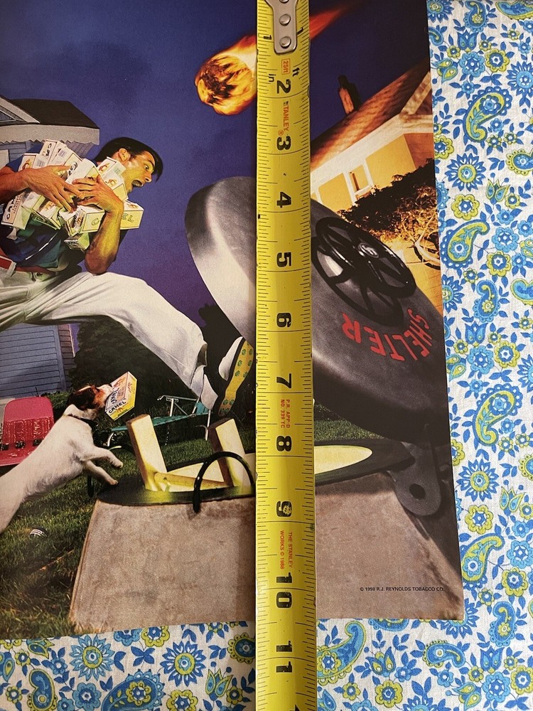 Vintage 1998 Camel Cigarettes Print Ad 2 Page