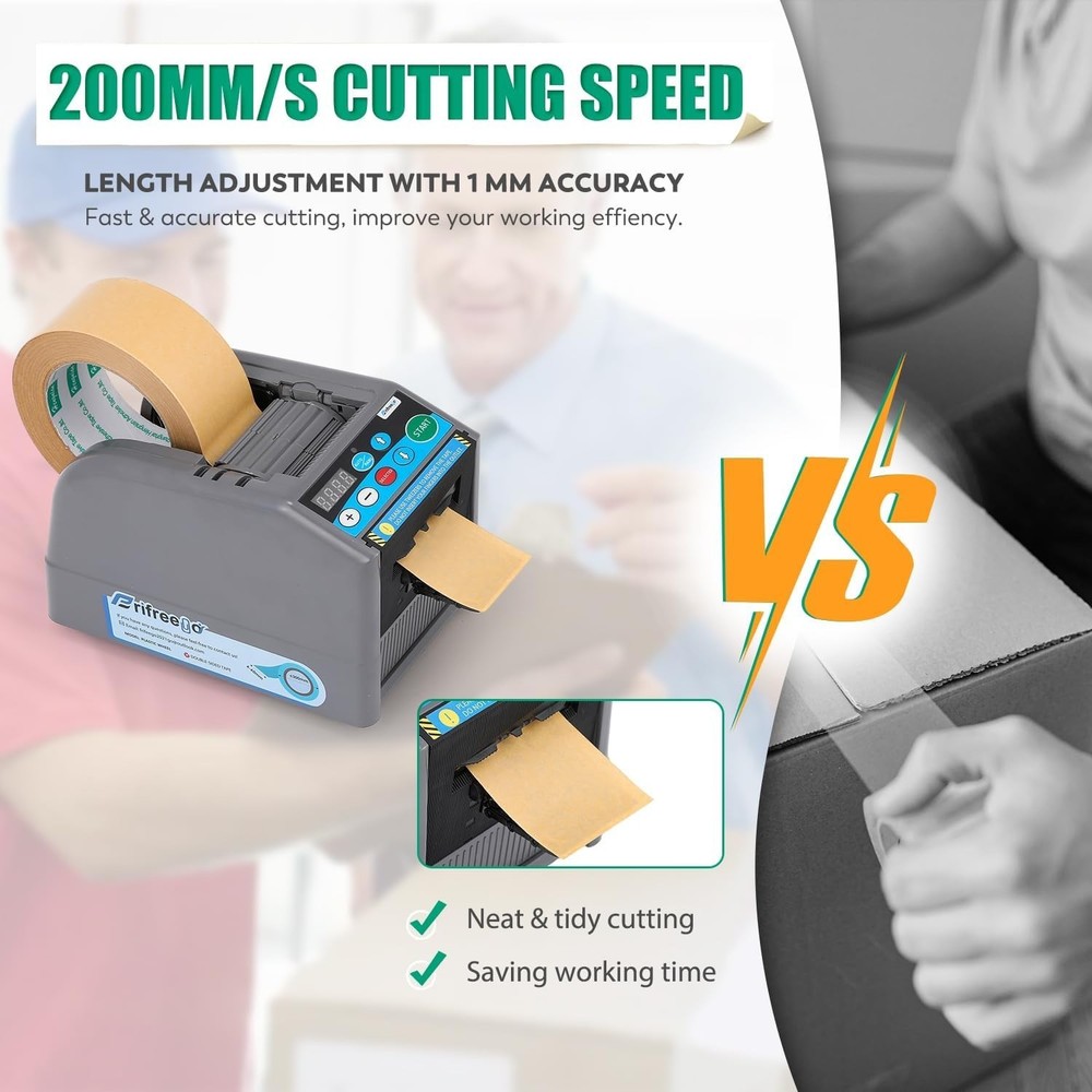 High-Efficiency Automatic Tape Dispenser - Safe & Easy Operation for Workspaces
