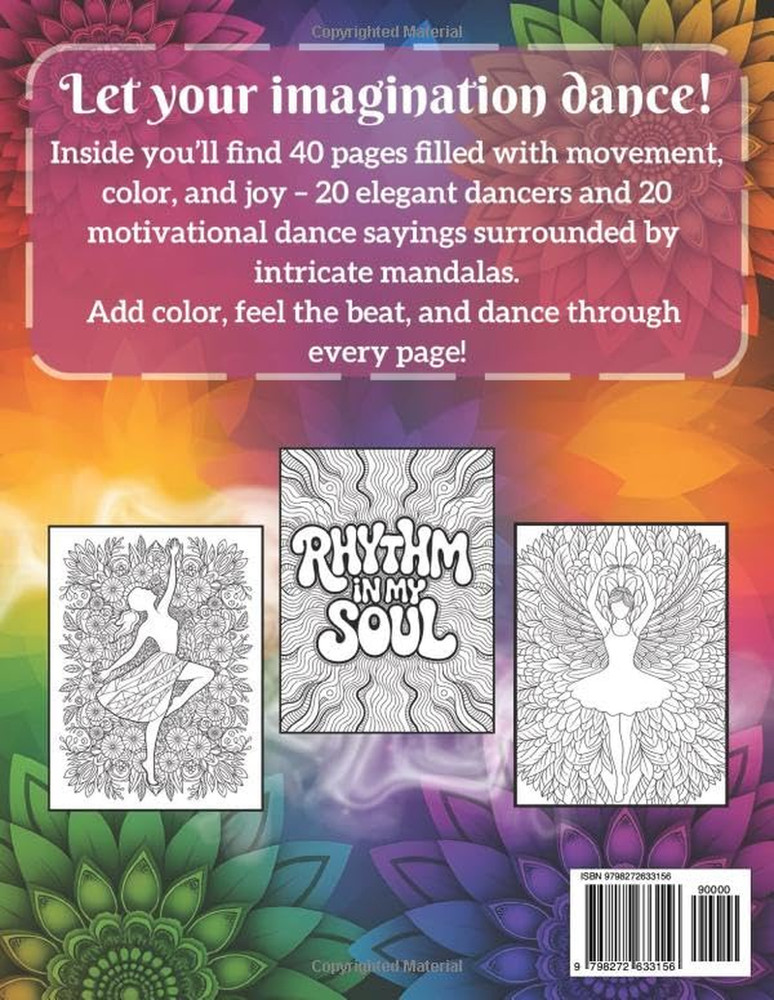Dance Coloring Book: Creative Mandala Designs for Dance Enthusiasts | A Thoughtf