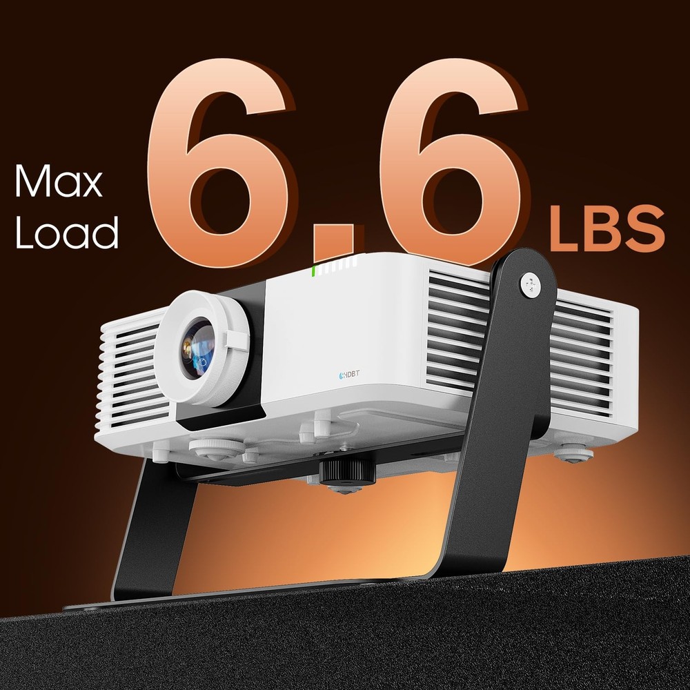 Desktop Projector Mount Ceiling Stand 360 Adjustable 1/4 Screw LED LCD Video