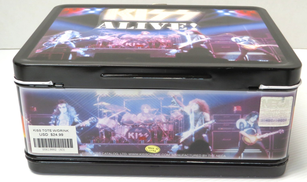 KISS ALIVE! LUNCHBOX AND THERMOS NECA 2001 UNUSED #1430 / 10,000