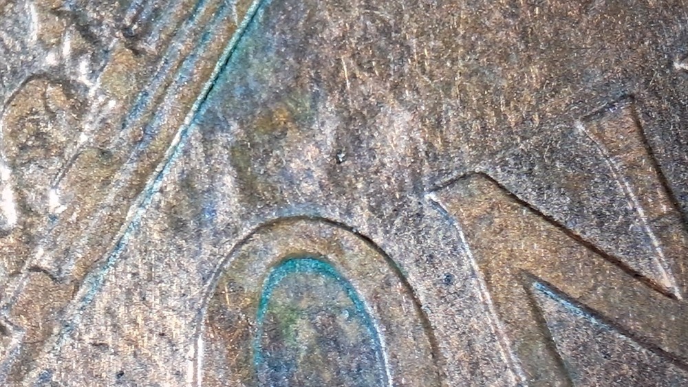 PAW PRINT MINT ERROR OR POST MINT DAMAGE?MACHINE DOUBLING, THIN COPPER LAYER#519