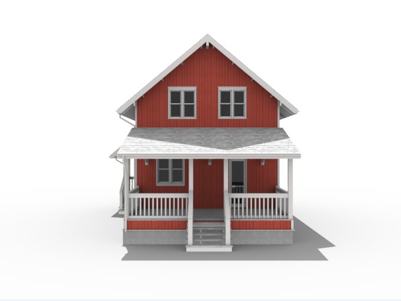 Construction Drawings/ DESIGN / PLANS / Frame house Lauta (KD-90)