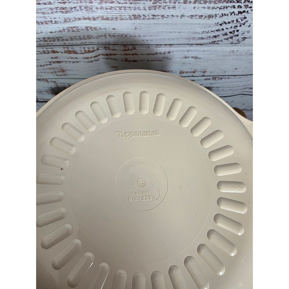 VTG Tupperware Almond Stack Cooker Microwave Tupperware Casserole 4 Piece