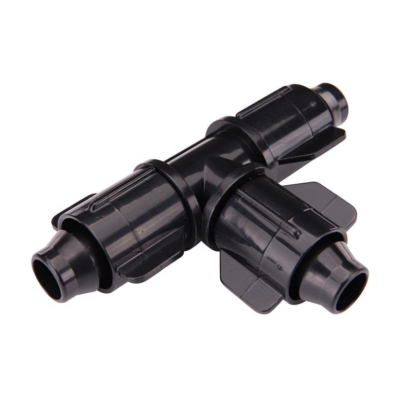 Raindrip S5500UB Plastic Black 100 PSI Compression Drip Irrigation Tee 1/2 in.