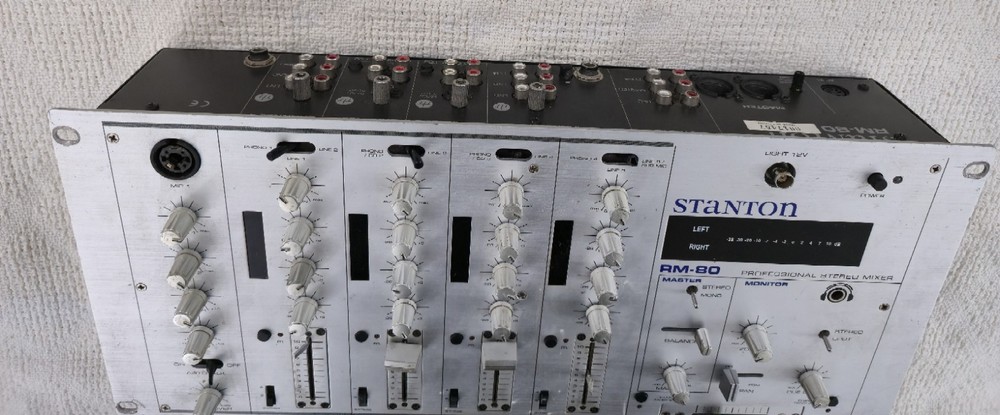 Stanton RM-80 Professional Stereo Mixer Clean Great Shape Untested Nice!