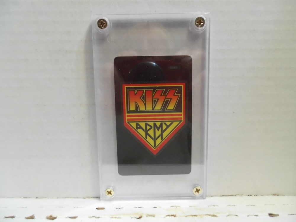 KISS "ARMY" CALLING CARD ~1996~97 LIVE IN CASE~READ DESCRIPTION(4)