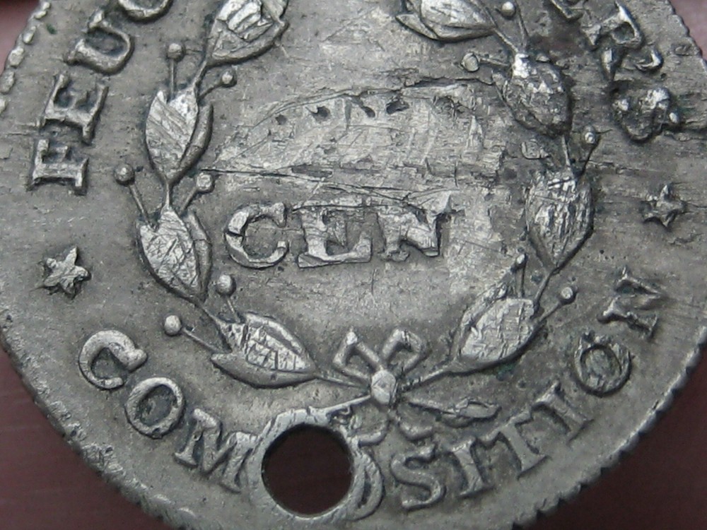 1837 Feuchtwanger One Cent 4E, R3- XF Obverse Details