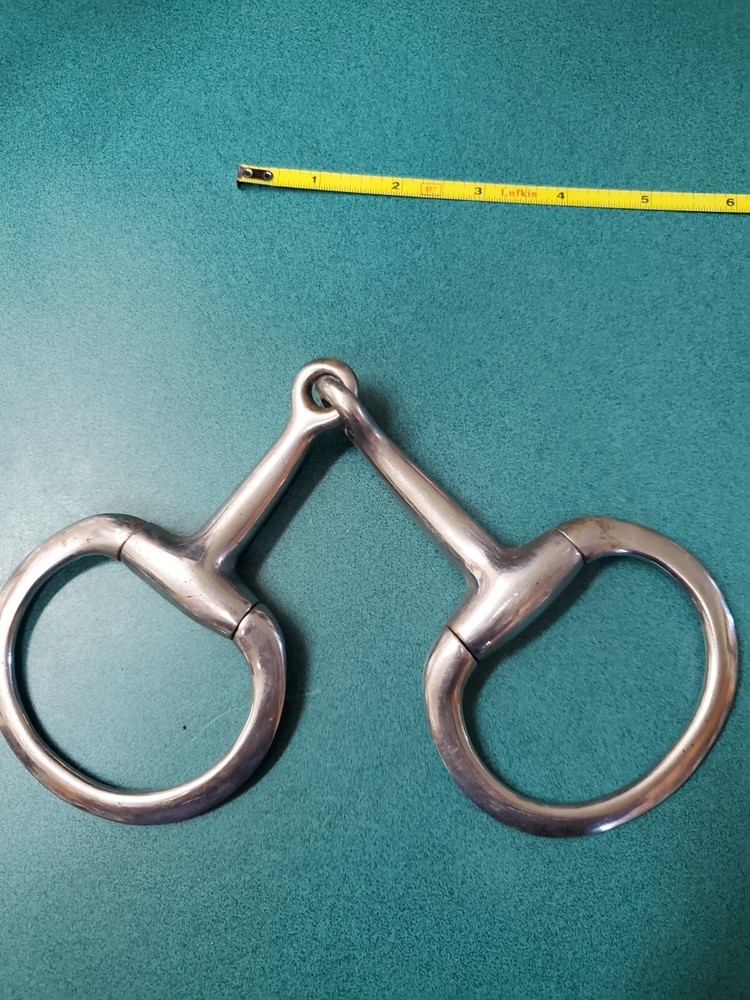 Eggbutt SNAFFLE BIT, 4.75" stainless MOUTH