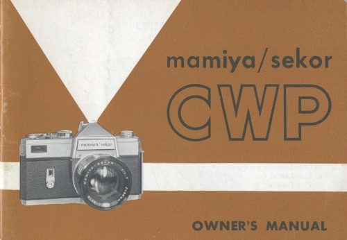 Mamiya / Sekor CWP Instruction Manual