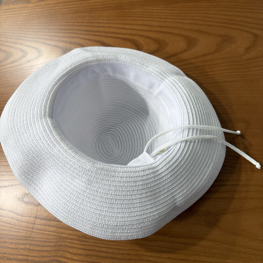 Wallaroo Hat Company Sydney White Packable Sun Hat One Size Adjustable UPF New