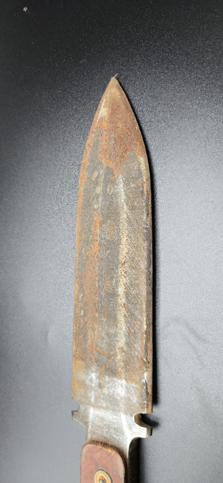 Antique Knife with Leather Sheath WWII Era Vintage Military Collectible